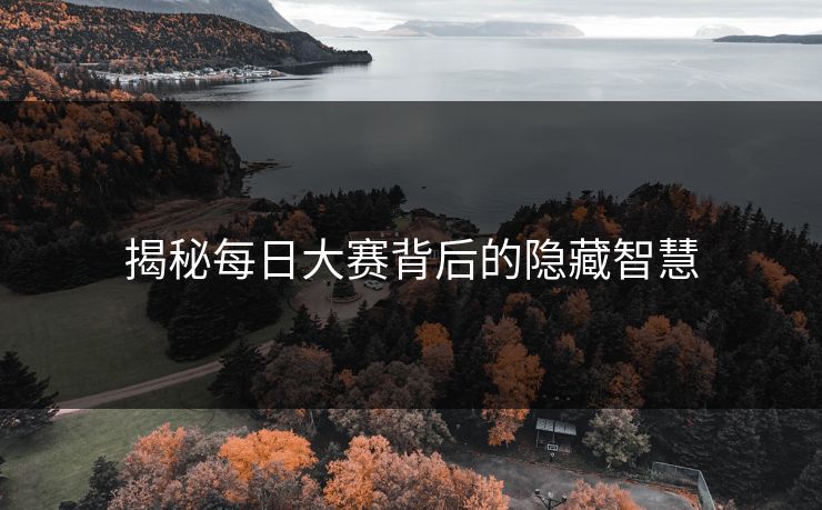 揭秘每日大赛背后的隐藏智慧  第1张