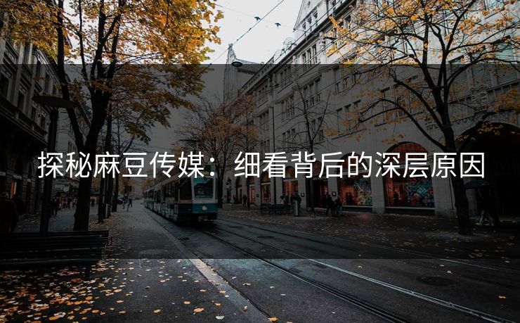 探秘麻豆传媒:细看背后的深层原因 第1张 探秘麻豆传媒:细看背后的深层原因 第1张